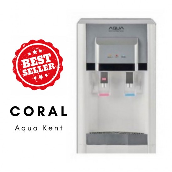 Aqua Kent Coral Table Top Hot Cold Normal Water Purifier  - White / Silver