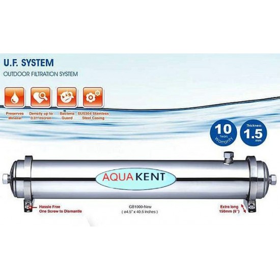Aqua Kent UF Membrane Outdoor Fully Stainless Steel Water Filter - AQ1000