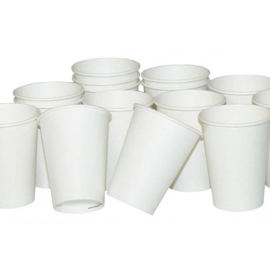 6 Oz. White Paper Cups 100 pieces
