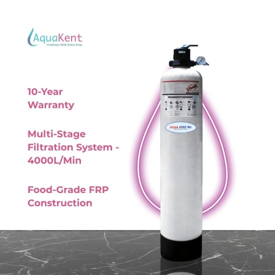 Outdoor Whole House Master Water Filter System FRP1054 Sand Filter Outdoor Whole House Master Water Filter System FRP1054 Sand Filter