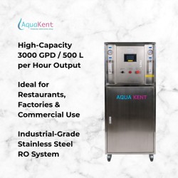 3000 Gallons (GPD) Industrial RO System - 500L/hr