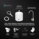 Aqua Kent Under Sink High Capacity 5-Stage 50 gpd Reverse Osmosis Drinking Water Filtration System with Pump And Faucet