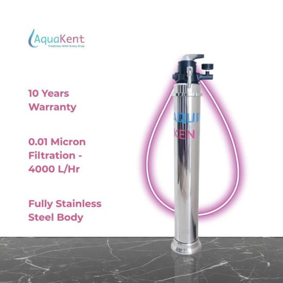 Aqua Kent UF Membrane Outdoor Water Filter Fully Stainless Steel Body - AQ2500 Aqua Kent UF Membrane Outdoor Water Filter Fully Stainless Steel Body - AQ2500