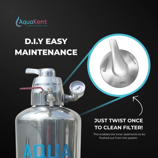 Fully Stainless Steel Outdoor Water Filter AQ1050 With Steel Head