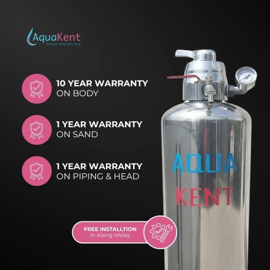 Fully Stainless Steel Outdoor Water Filter AQ1050 With Steel Head