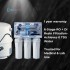 Deionized Water Filter Kent Excel 6 stage filtration with RO & Resin