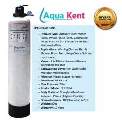 Outdoor Whole House Master Water Filter System FRP1054 Sand Filter Outdoor Whole House Master Water Filter System FRP1054 Sand Filter