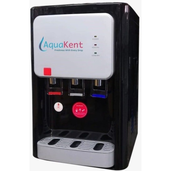 AQ-95 Aqua Kent Hot And Normal Direct Pipe in Water Filter Water Dispenser Water Purifier - Black