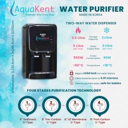 AQUA KENT AQ1708 TABLE TOP HOT AND COLD DISPENSER AQUA KENT AQ1708 TABLE TOP HOT AND COLD DISPENSER