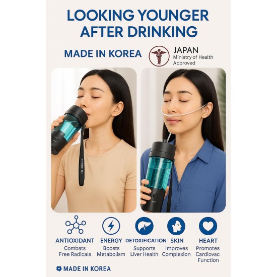 Aqua Kent H2+O2 Hydrogen Water & Inhaler | Korea Made and Japan's Ministry of Health approval Aqua Kent H2+O2 Hydrogen Water & Inhaler | Korea Made and Japan's Ministry of Health approval