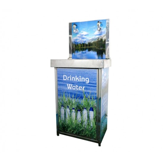 Double Tap Drinking Water Fountain - Water cooler With Water Filter (No Electricity Needed)