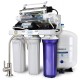 Aqua Kent High Capacity Under Sink 6-Stage Reverse Osmosis Drinking Water Filtration System with UV Sterilizer , Pump And SS Faucet 